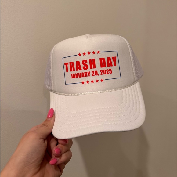 Trump Trash Day Trucker Hat - Picture 2 of 2